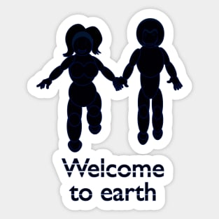 Welcome To Earth V6 Sticker
